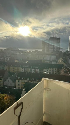 Penthouse Atmosphäre mit Meerblick FeWo am Deich 11
